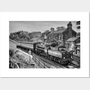 Goathland Station - Black and White Posters and Art